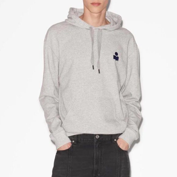 ISABEL MARANT GRAY MATTE HOODIE SIZE SMALL - Picture 2 of 9